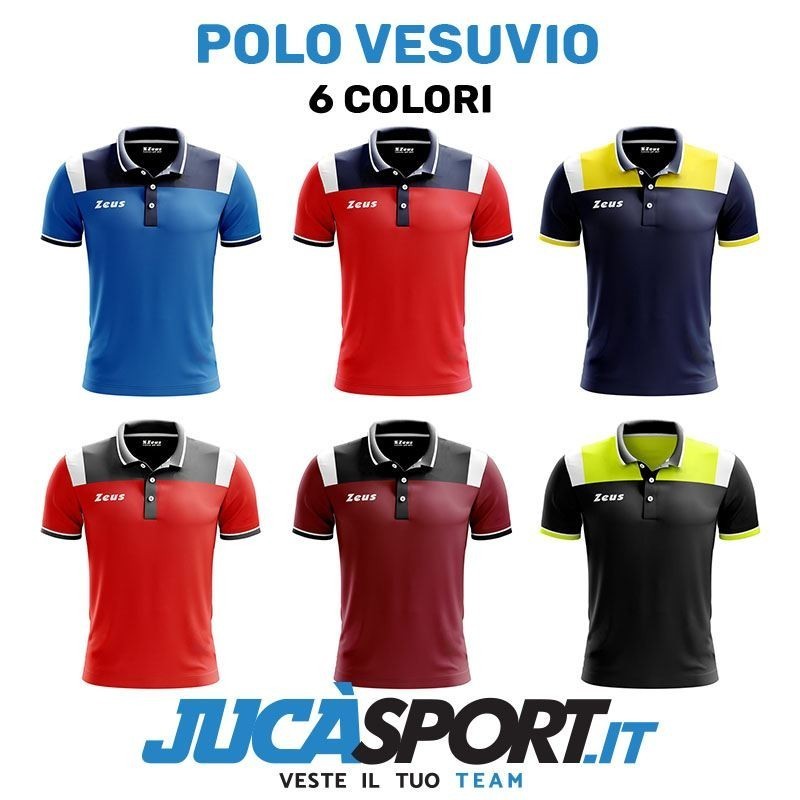 Polo Vesuvio Mezze Maniche | Zeus Sport Store Ufficiale Italia