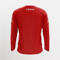 Felpa Zeus Sport Enea Rosso Retro