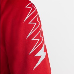 Felpa Zeus Sport Enea Rosso Spalla Dettaglio