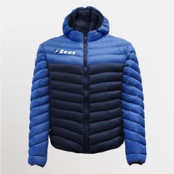Zeus Giubbotto Piumino Cappuccio Paestum Blu Royal