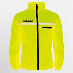 Giacca Pioggia Kway Runner Zeus Giallo Fluo