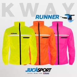 Giacca Pioggia Kway Runner Zeus Colori