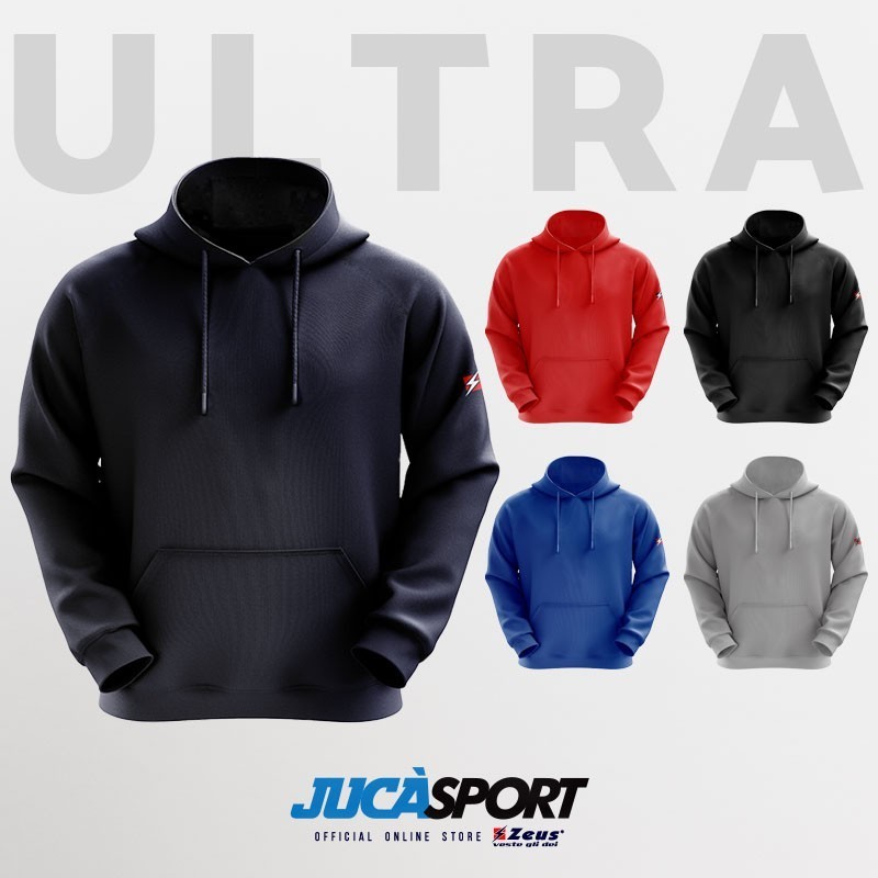 FELPA CON CAPPUCCIO ULTRA COLORI DISPONIBILI