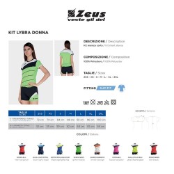 Volley Kit Lybra Donna | Store Ufficiale Italia Zeus Sport