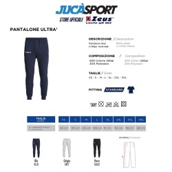 Pantalone Relax Ultra Zeus Sport Guida Taglie