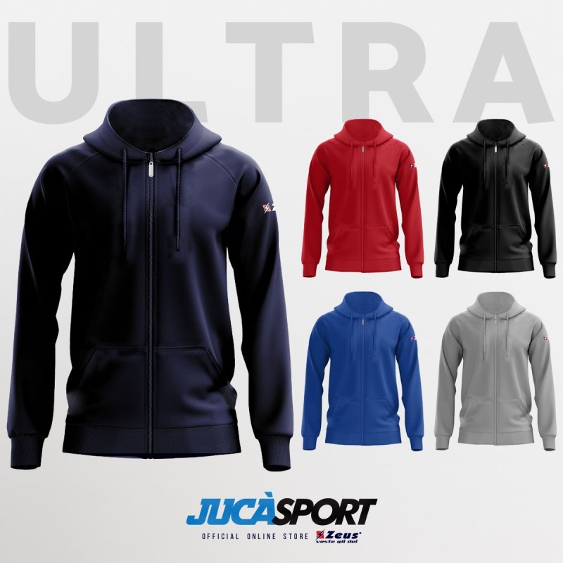 FELPA RELAX CON ZIP ULTRA