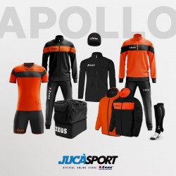 Box Calcio 8 Pezzi Apollo Nero Arancio Fluo | Store Ufficiale Italia Zeus Sport