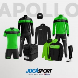 Box Calcio 8 Pezzi Apollo Nero Verde Fluo | Store Ufficiale Italia Zeus Sport