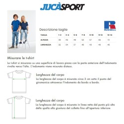 T-shirt da bambino Russell taglio slim lungo | JUCASPORT