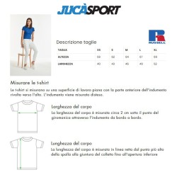 T-shirt da donna Russell taglio slim lungo | JUCASPORT