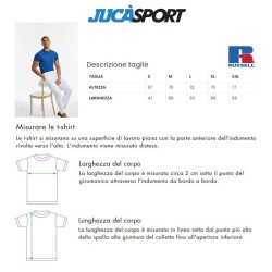 T-shirt da uomo Russell taglio slim lungo | JUCASPORT