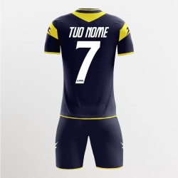 Kit Calcio Apollo Blu Giallo | Store Ufficiale Italia Zeus Sport
