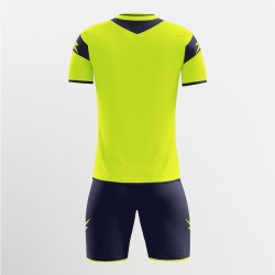 Kit Calcio Apollo Giallo Fluo Blu | Store Ufficiale Italia Zeus Sport