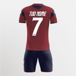 Kit Calcio Apollo Blu Granata | Store Ufficiale Italia Zeus Sport