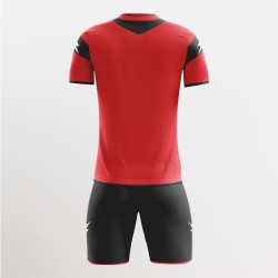 Kit Calcio Apollo Rosso Nero | Store Ufficiale Italia Zeus Sport