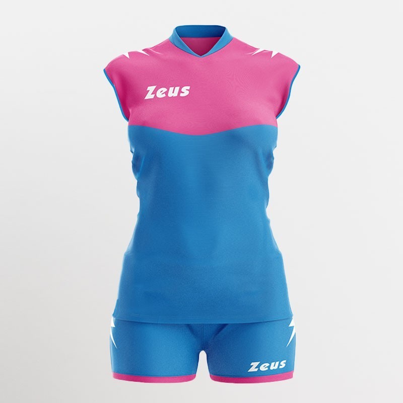 Kit Volley Sara Light Royal Pink Fluo