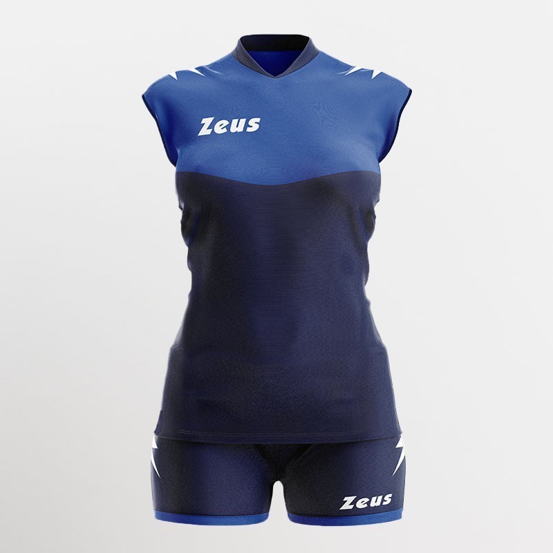 Kit Volley Donna Sara Blu Eletric Royal