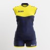 Kit Volley Donna Sara Blu Giallo