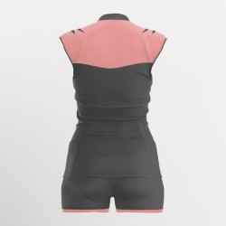 Kit Volley Donna Sara Dark Grey Rosa Corallo| Store Ufficiale Italia Zeus Sport