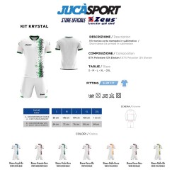 Kit Krystal Scheda Tecnica Taglie
