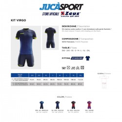 Kit Virgo Tabella Taglie