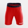 Bermuda Elasticizzato Rosso
