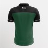 Polo Olympia Bikolor Verde Militare Nero Retro