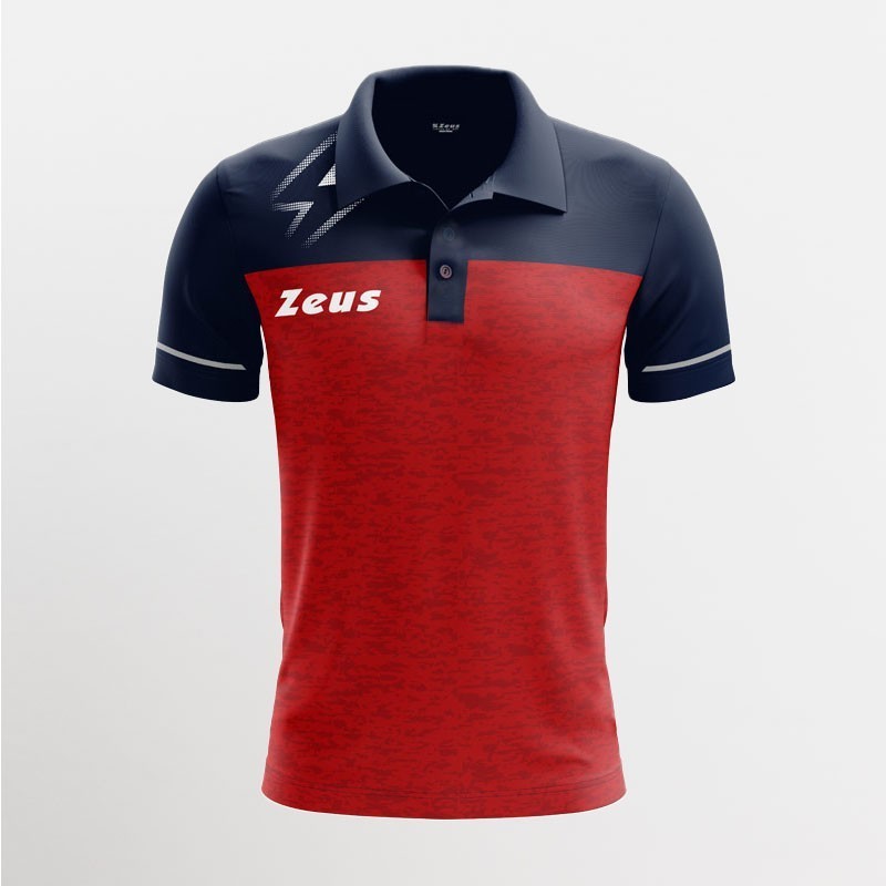 Polo Olympia Bikolor Rosso Blu