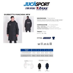 GIUBBOTTO LUNGO IMBOTTITO PANCHINA | STORE UFFICIALE ITALIA ZEUS SPORT