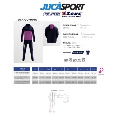 TUTA RELAX DONNA OLYMPIA | STORE UFFICIALE ZEUS SPORT | JUCASPORT.IT
