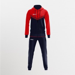 TUTA RODI CAPPUCCIO ZIP ROSSO | STORE UFFICIALE ZEUS SPORT