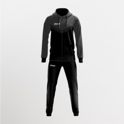 TUTA RODI CAPPUCCIO ZIP GRIGIO NERO | STORE UFFICIALE ZEUS SPORT