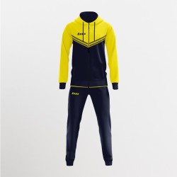 TUTA RODI CAPPUCCIO ZIP GIALLO BLU | STORE UFFICIALE ZEUS SPORT