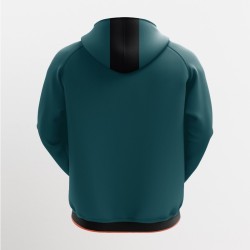TUTA RODI CAPPUCCIO ZIP PETROLIO NERO | STORE UFFICIALE ZEUS SPORT