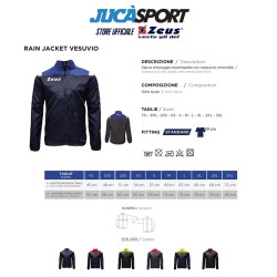 Giacca Impermeabile Vesuvio | Zeus Sport Store Ufficiale Italia