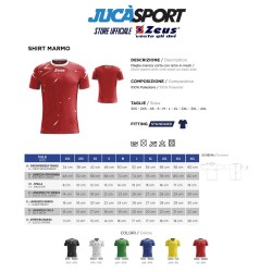 Shirt Calcio Marmo Manica Corta | Store Ufficiale Italia Zeus Sport
