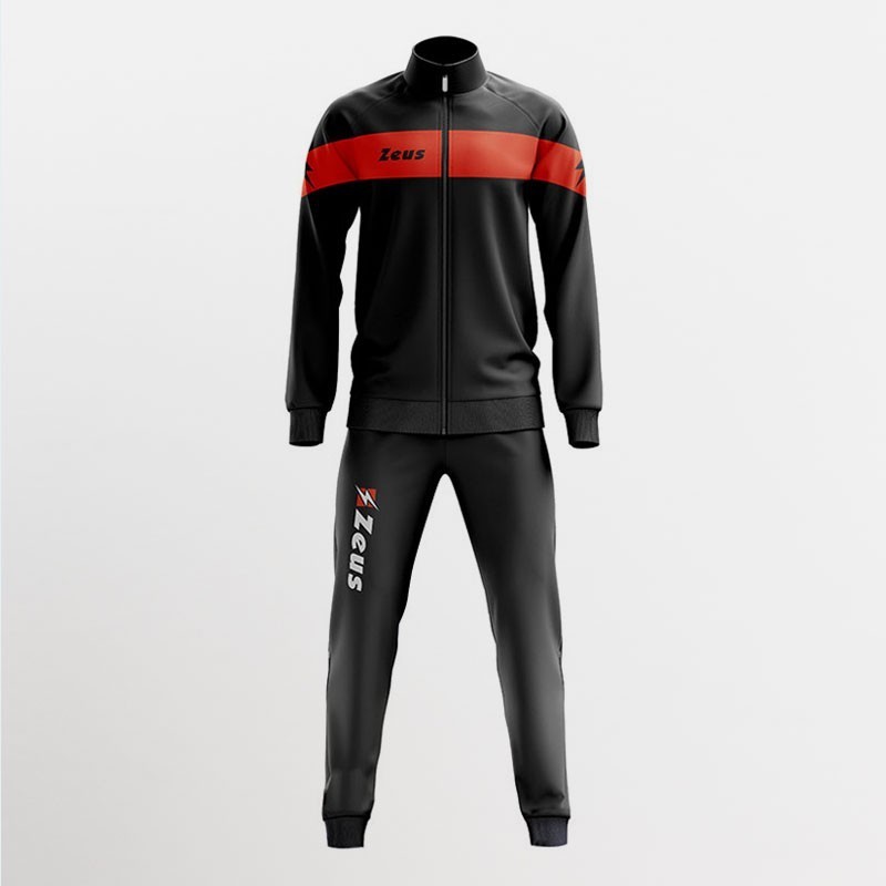 Tuta Apollo Nero/Arancio Fluo