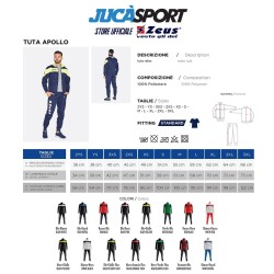 TUTA RELAX APOLLO NERO GIALLO | STORE UFFICIALE ZEUS SPORT