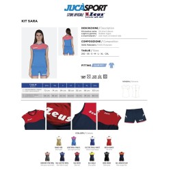 Kit Volley Donna Sara Gold Bianco| Store Ufficiale Italia Zeus Sport