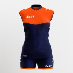 Kit Sara Blu Arancio Fluo