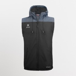 SMANICATO SOFTSHELL CAPPUCCIO E ZIP NERO | STORE UFFICIALE ZEUS SPORT
