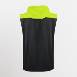 SMANICATO SOFTSHELL CAPPUCCIO E ZIP GIALLO FLUO  | STORE UFFICIALE ZEUS SPORT