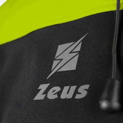 SMANICATO SOFTSHELL CAPPUCCIO E ZIP GIALLO FLUO  | STORE UFFICIALE ZEUS SPORT