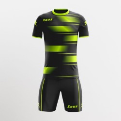 KIT CALCIO KOSMO NERO/GIALLO FLUO | STORE UFFICIALE ITALIA ZEUS SPORT