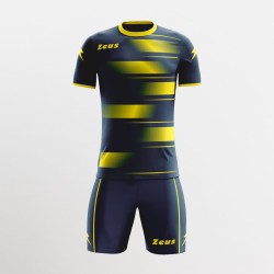KIT CALCIO KOSMO BLU/GIALLO | STORE UFFICIALE ITALIA ZEUS SPORT