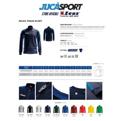 FELPA TRAIN START | TEAM LINE | STORE UFFICIALE ZEUS SPORT