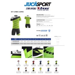 Jucasport.it Completo Calcio Gara Allenamento ZEUS SPORT Kit Lybra