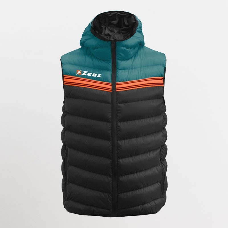 SMANICATO ZEUS RODI CON CAPPUCCIO NERO VERDE PETROLIO | JUCASPORT.IT