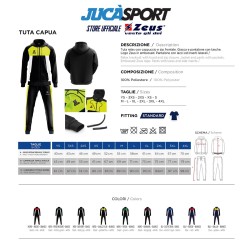 TUTA CAPUA BAMBINO CON CAPPUCCIO |ZEUS OFFICIAL STORE |  JUCASPORT.IT