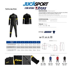 TUTA RELAX GLITCH CON ZIP | STORE UFFICIALE ZEUS SPORT | JUCASPORT.IT